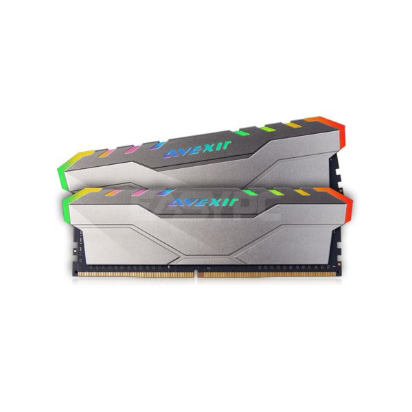 Avexir  Core 2 16gb 2x8 3200mhz Ddr4 2c2c RGB Memory Light Gray - Image 3