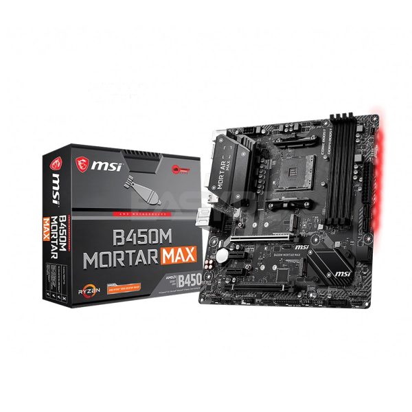 MSI B450m Mortar Max Socket Am4 Ddr4 Gaming Motherboard