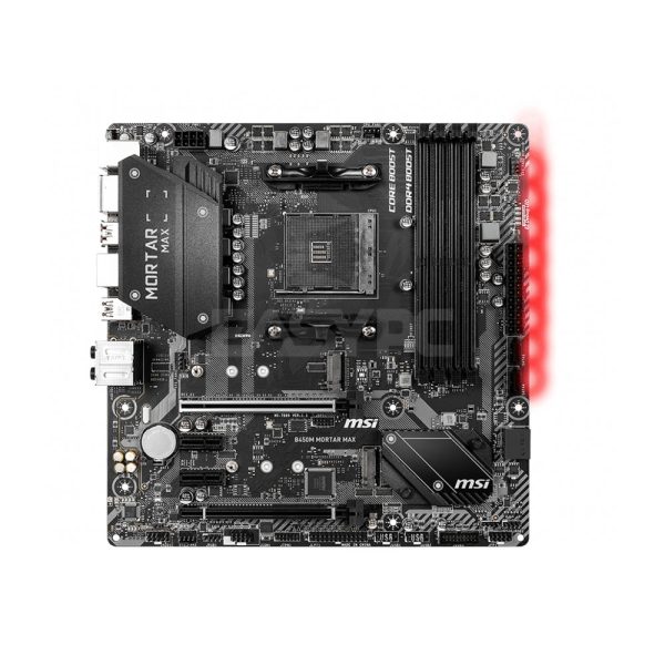 MSI B450m Mortar Max Socket Am4 Ddr4 Gaming Motherboard - Image 3