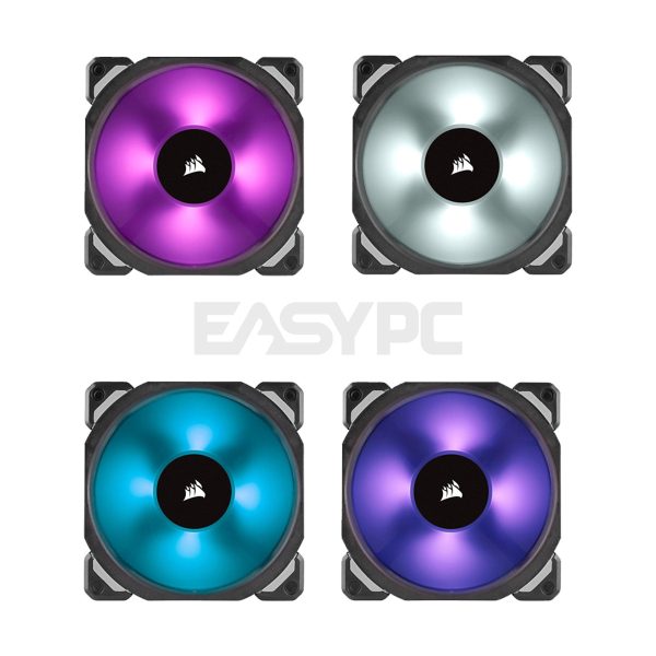 Corsair ML120 120mm with Lightning Node Pro Tri Pack Chasis Fan RGB - Image 3