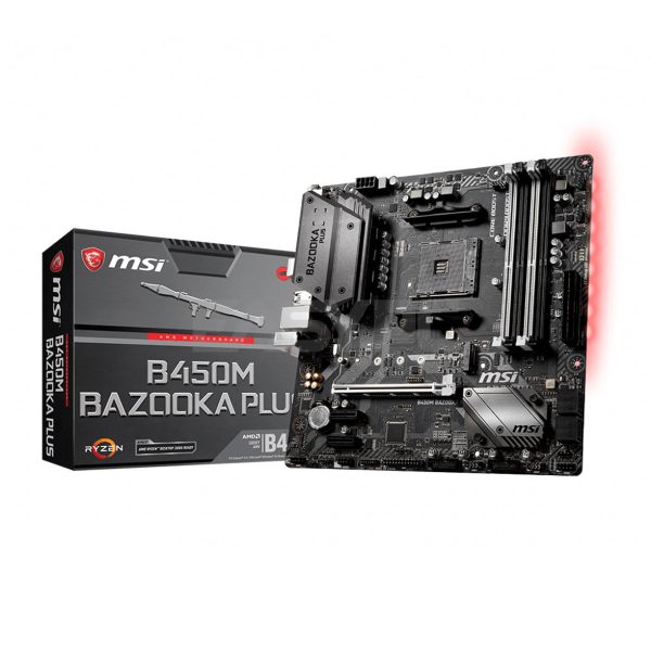 MSI B450m Bazooka Plus Motherboard Socket Am4 Ddr4