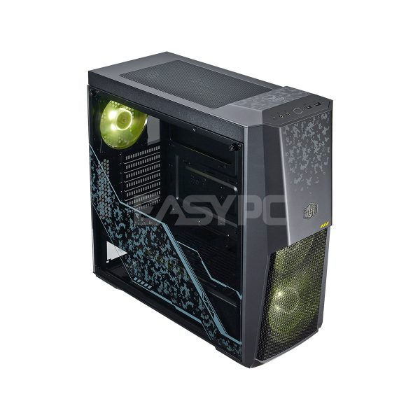 Coolermaster Masterbox MB500 TUF Mid Tower Gaming PC Case - Image 2