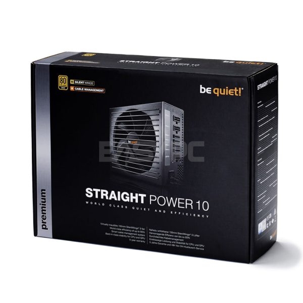 BeQuite Straight Power 10 500w 80+ Semi Modular Power Supply Gold - Image 4