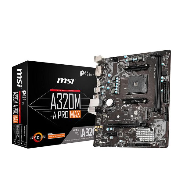 MSI A320M-A Pro Max Socket AM4 Ddr4 M.2 Motherboard