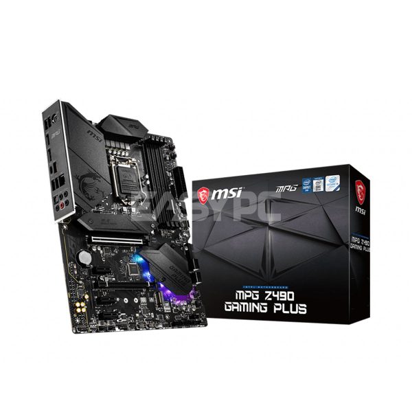 MSI Z490 Gaming Plus Motherboard: LGA 1200, DDR4, ATX - Power Your Intel 10th/11th Gen Gaming PC