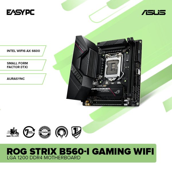 ASUS ROG Strix B560-I Gaming WiFi (LGA 1200) Mini-ITX Motherboard | DDR4, PCIe 4.0 - Image 10