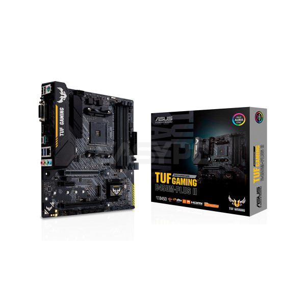 Asus TUF B450M Plus II Socket Am4 Gaming Motherboard-a