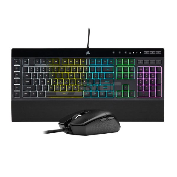 Corsair K55 RGB Pro Keyboard + Katar Pro Mouse Gaming Bundle CS-CH-9226965-NA 7UBE COCS2498