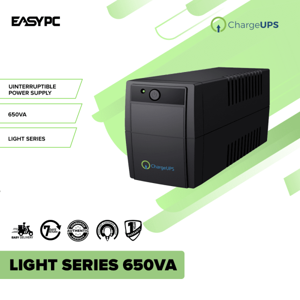 ChargeUPS Light Series 650VA