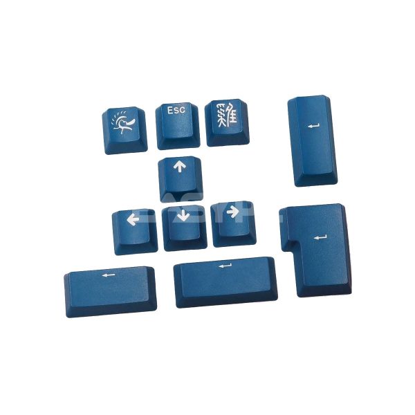 Ducky DKSA11-USPDBNWO1 PBT Doubleshot Color 11 keycap Set Sea Blue DUDK1032 4JTP