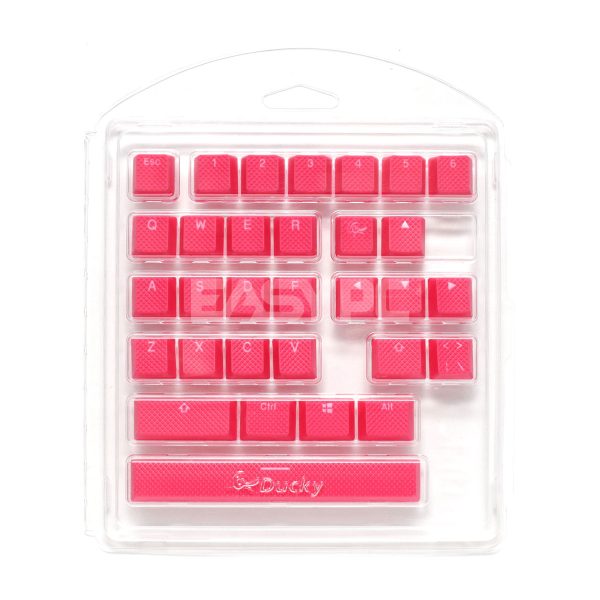 Ducky DKSA31-USRDRNNO1 Rubber keycap Seamless Double Shot Red DUDK1034 4JTP