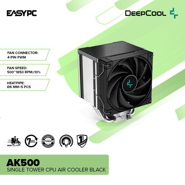 Deepcool AK500 Single Tower CPU Air Cooler Black