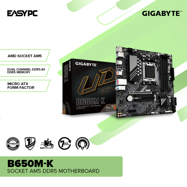 GIGABYTE B650M-K SOCKET AM5 DDR5 Motherboard