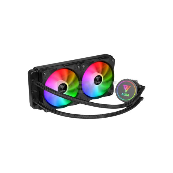 Gamdias Aura GL240 AIO CPU RGB Liquid Cooler-b