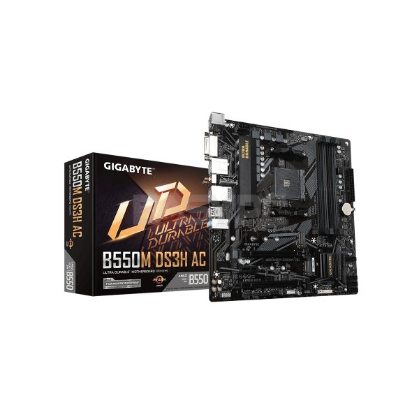 Gigabyte B550M DS3H AC Wifi Socket Am4 Ddr4 Motherboard-e