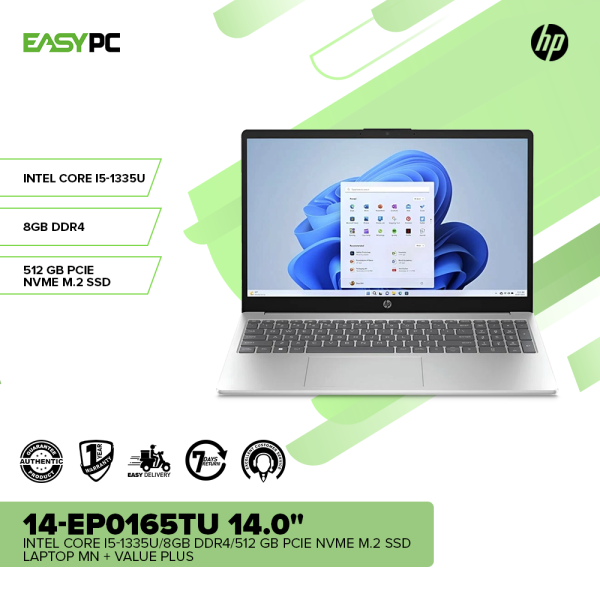 HP14-ep0165TU14.0IntelCorei5-1335U8GBDDR4512GBPCIeNVMeM.2SSDLaptopMN_ValuePlus_1