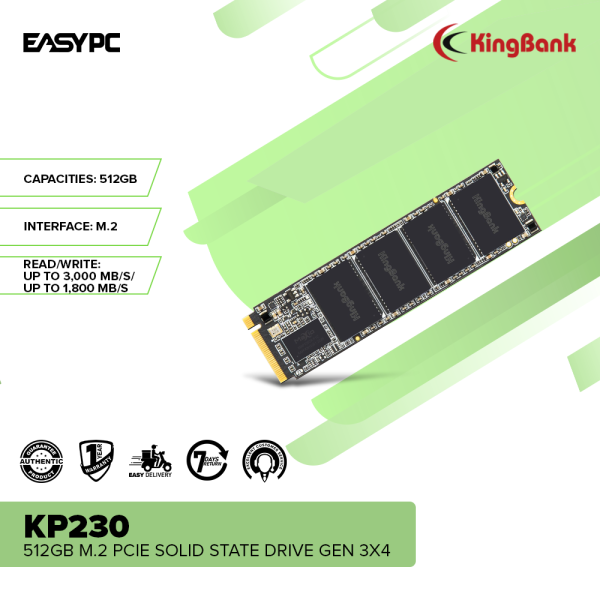 KINGBANKKP230512GBM.2PCIeSolidStateDriveGen3x4_1