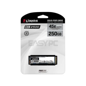 Kingston 250GB KC2500 M.2 NVMe Internal SSD SKC2500M8/250G-a