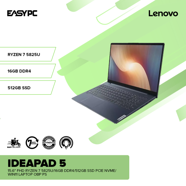 Lenovo Ideapad 5 15.6" FHD Ryzen 7 5825U