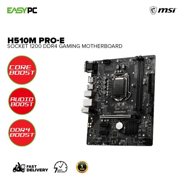 MSI H510M PRO-E Socket 1200 Ddr4 Gaming Motherboard