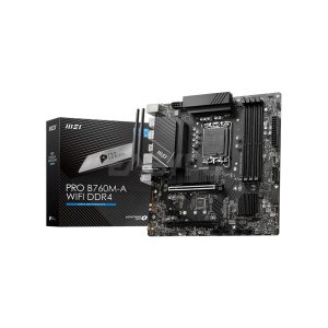 MSI Pro B760M-A D4 WIFI Socket LGA 1700 Ddr4 Motherboard-a