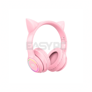 ONIKUMA B90 RGB Bluetooth 5.0 Wireless Gaming Headset Pink-b