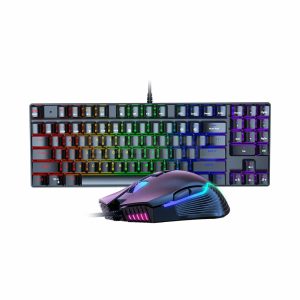 Onikuma G26 + CW905 Mechanical Gaming Keyboard and Mouse Black-a