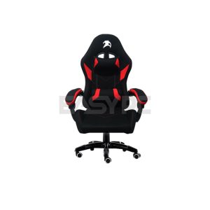 Panther Eclipse Series Nylon Legs Fabric Gaming Chair Black Red-a