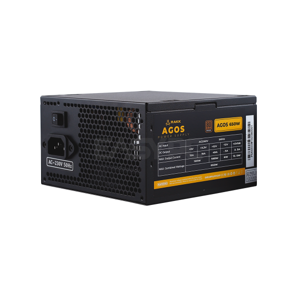 RAKK AGOS 650 Watts 80+ Bronze Power Supply-b