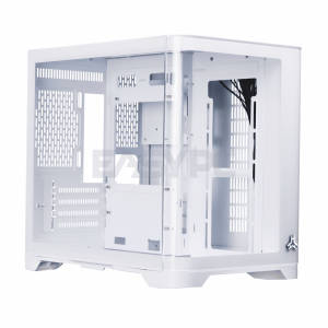 RAKK HAMRUS-M Curved Gaming PC Case M-ATX White-a