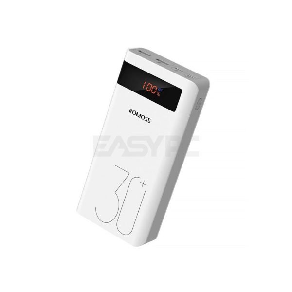 Romoss Sense 8p+ 30000 Powerbank White-b