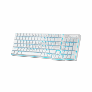 Royal Kludge RK96 Trimode Blue switch Mechanical Keyboard White-a