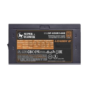 SuperFlower Leadex III Pro 650W PSU-a